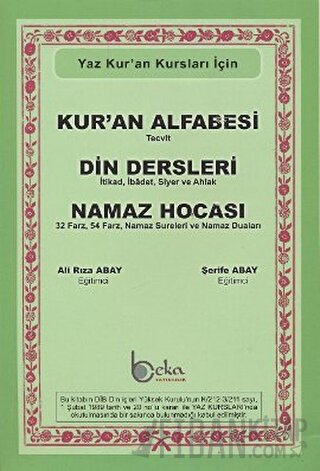 Yaz Kur’an Kursları İçin Kur’an Alfabesi - Din Dersleri - Namaz Hocası