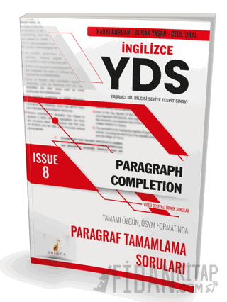 YDS İngilizce Paragraph Completion Issue 8 Hakkı Kurban