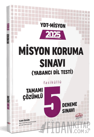 YDT Misyon Koruma Sınavı 5 Deneme Sınavı Kolektif