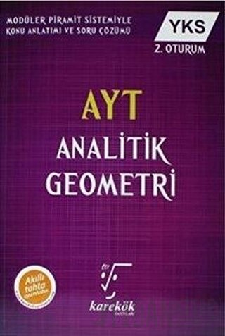 YKS 2. Oturum AYT Analitik Geometri Ali Rıza Yüce