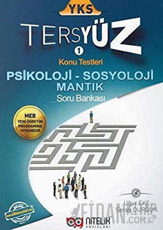 YKS TersYüz Konu Testleri Psikoloji-Sosyoloji-Mantık Soru Bankası Sera