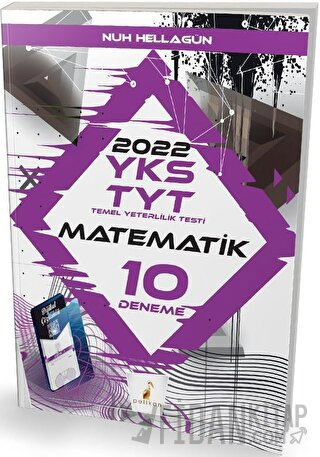 YKS TYT Matematik Dijital Çözümlü 10 Deneme Sınavı Nuh Hellagün